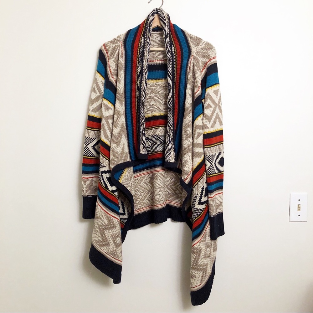 Old Navy Open Waterfall Southwest Cardigan Size S
